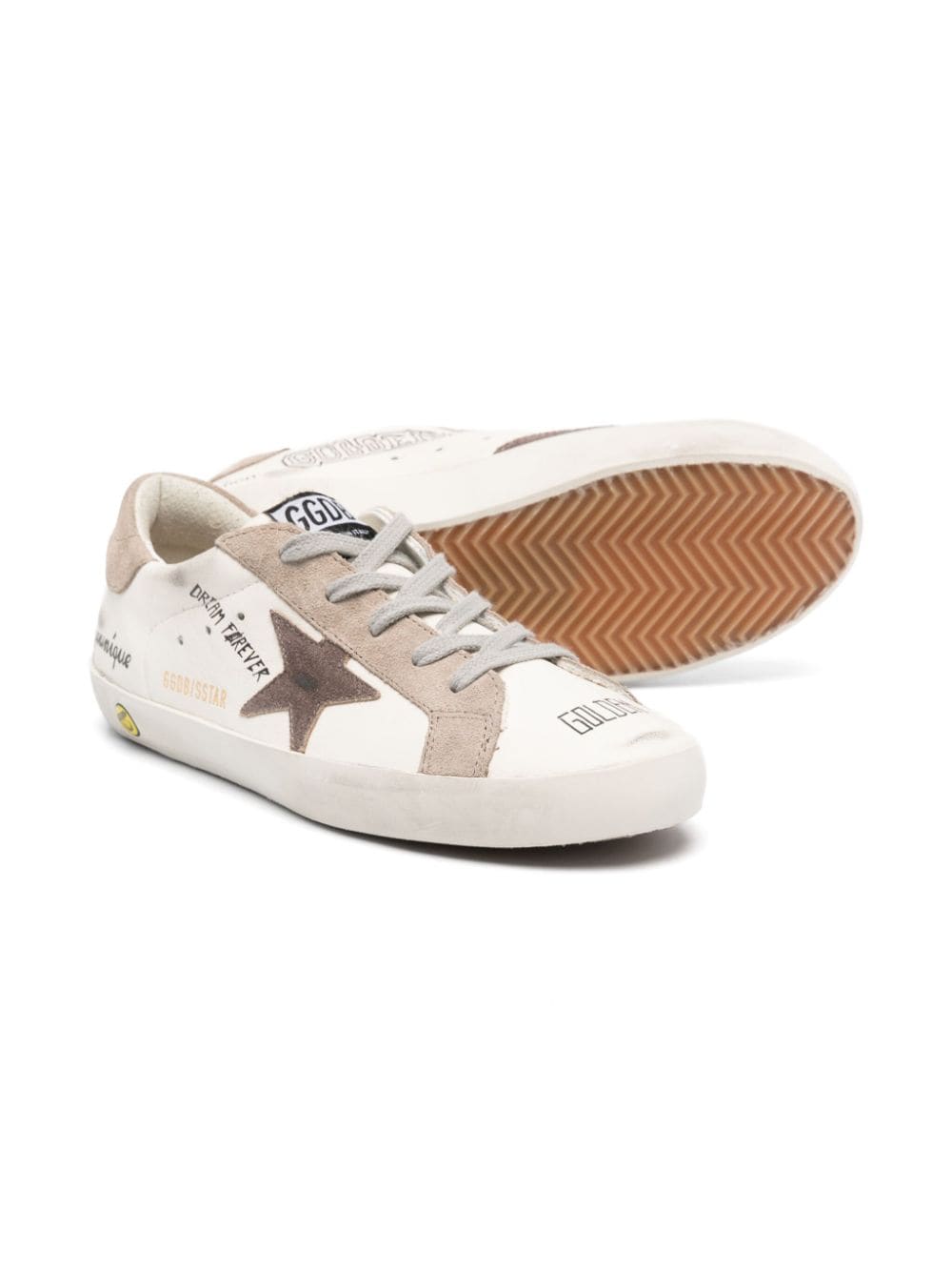 Golden Goose Kids Super Star sneakers - Wit