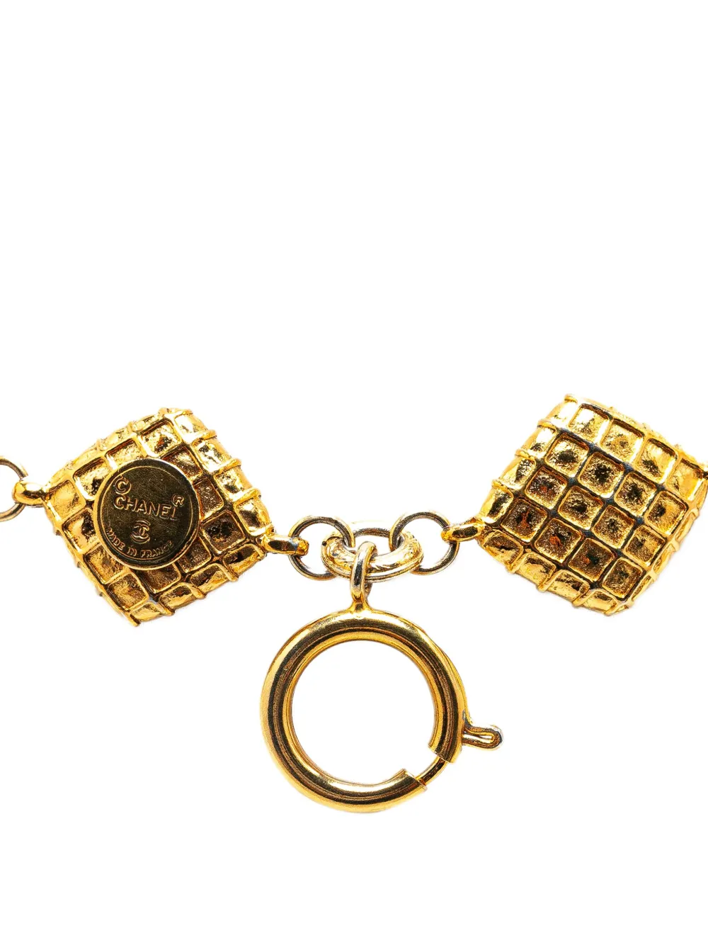 CHANEL Pre-Owned 1970-1980 Gold Plated Charm costume necklace - Goud