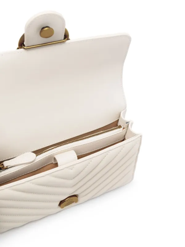 ショルダーバッグ・ポシェット Pinko MINI LOVE ONE SOFT CROSSBODY BAG PINKO Mini Love One Cross Body Bag | White | FARFETCH