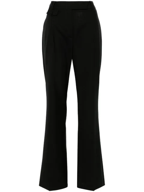 Semicouture pleat-detail trousers