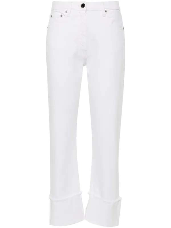 Semicouture Cropped Jeans White FARFETCH PH