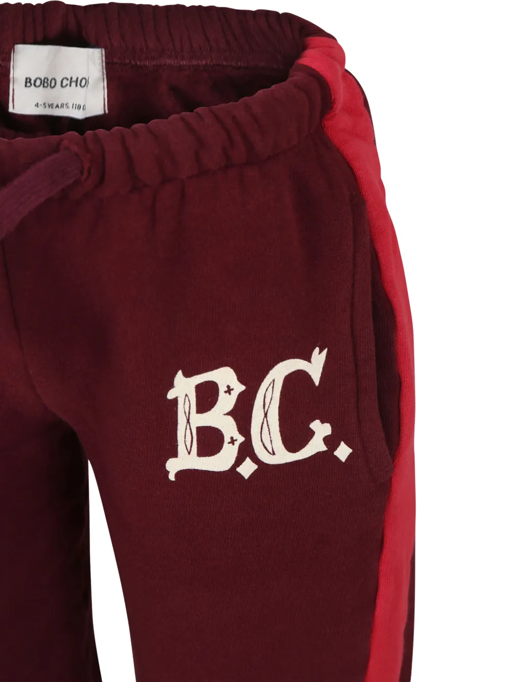Bobo Choses Joggingbroek met logoprint Rood