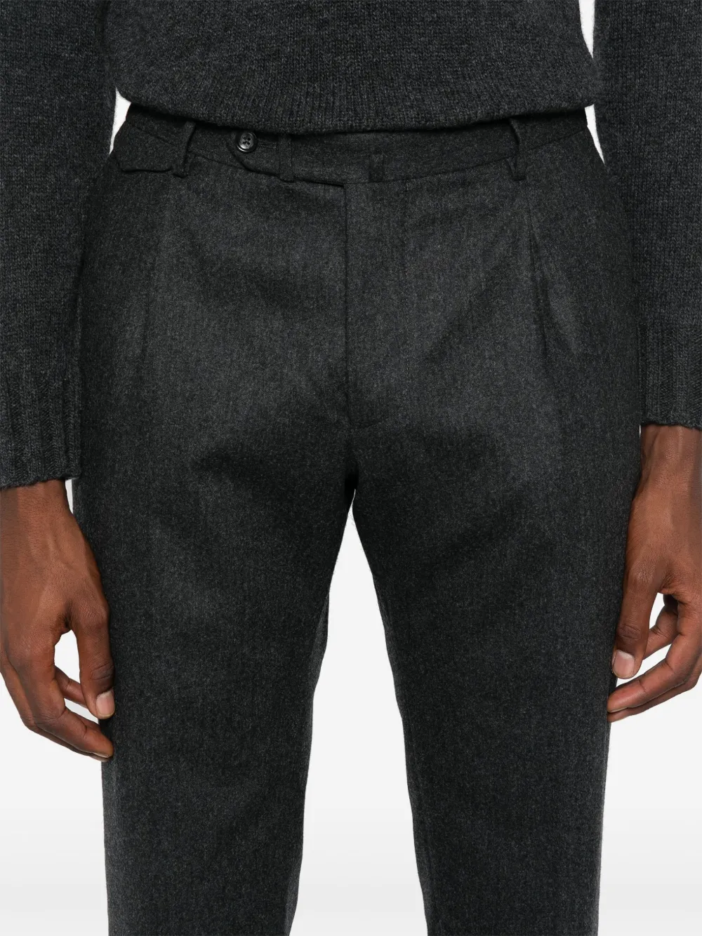 Tagliatore Wollen broek Grijs