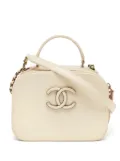 CHANEL Pre-Owned CC quilted two-way vanity bag - Neutrals
