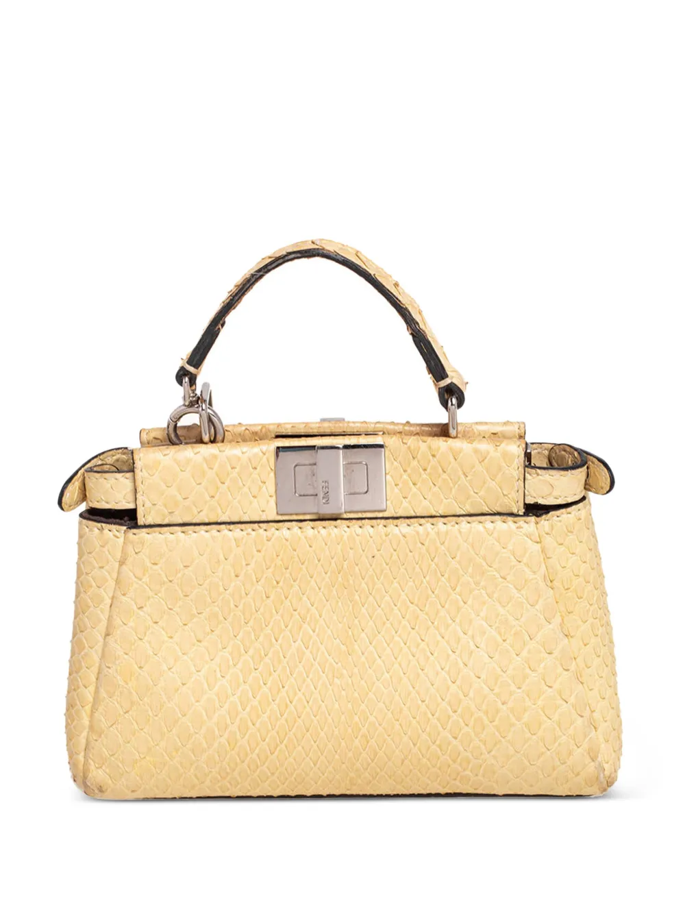 FENDI micro Peekaboo two-way bag | Yellow | Image 1