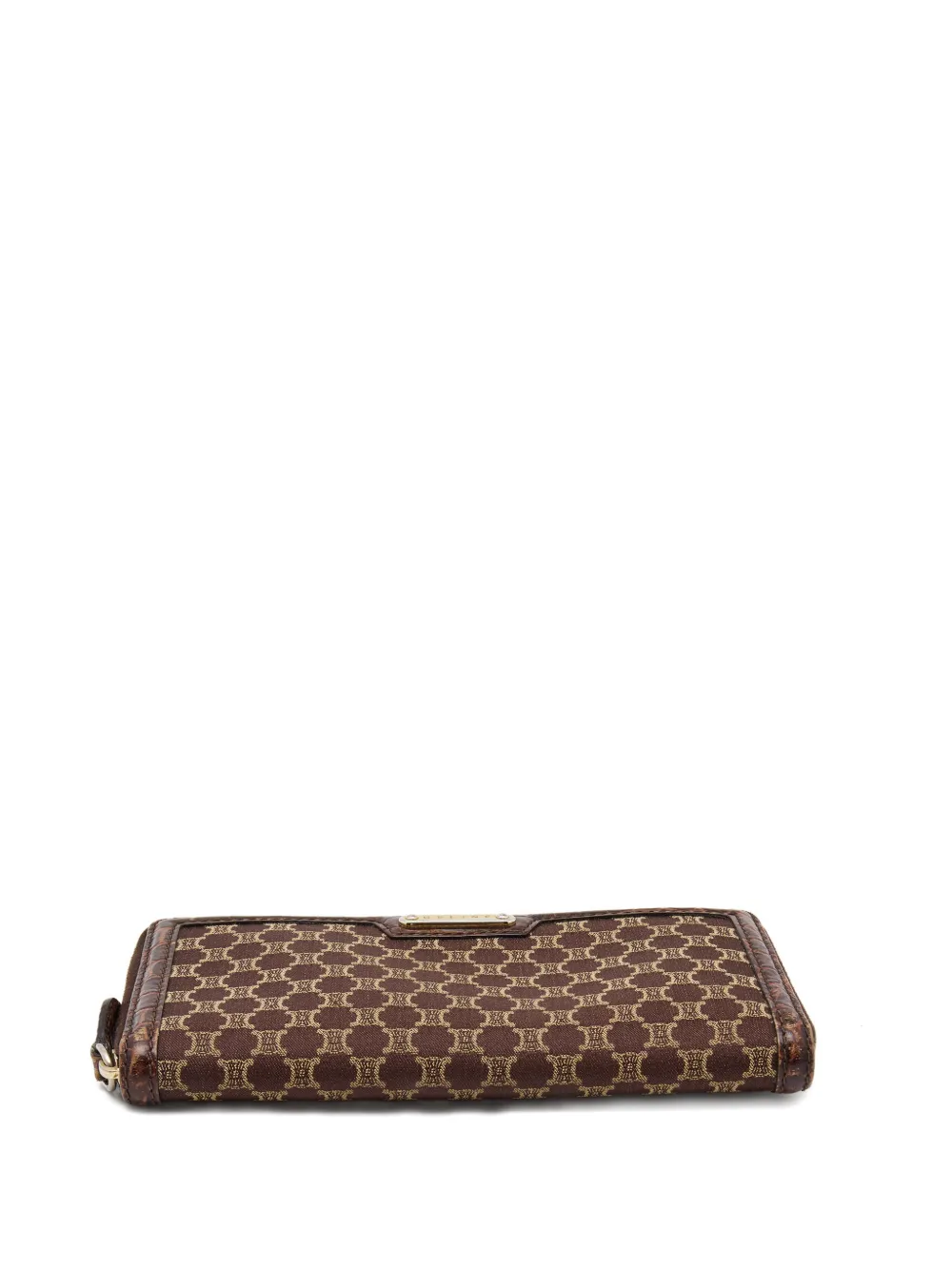 Celine Pre-Owned 2007 Macadam croc-embossed zip wallet | Image 2