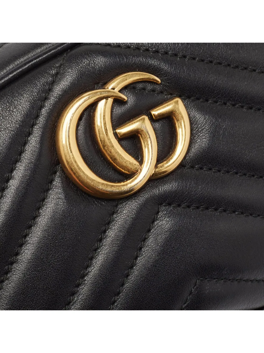 Gucci Gg Marmont Belt Bag In Black