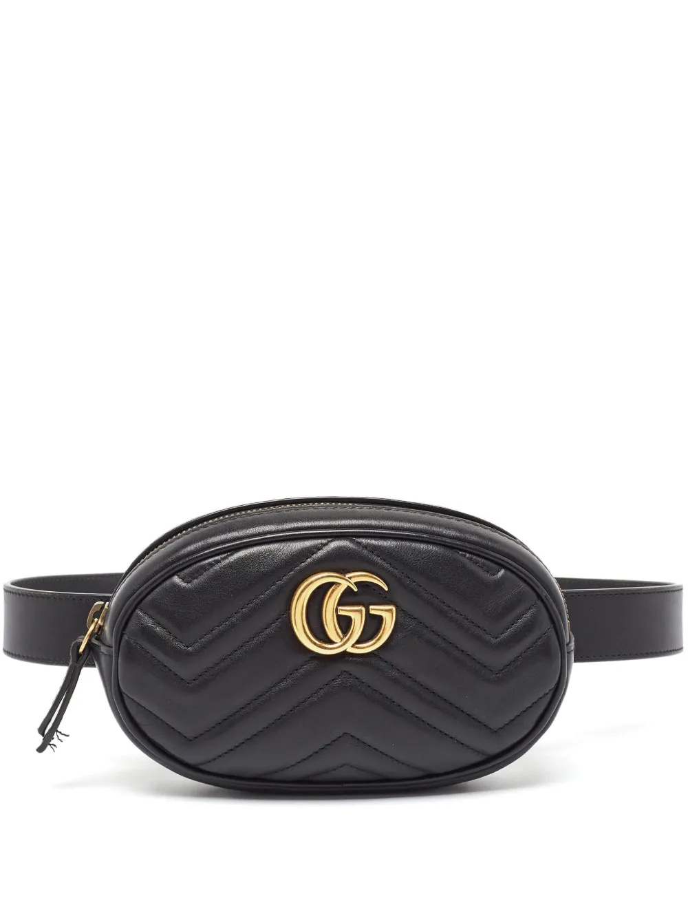 Gucci Gg Marmont Belt Bag In Black