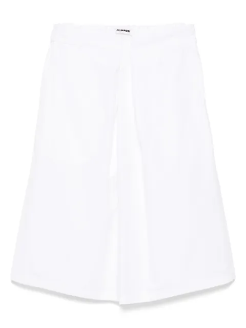 Jil Sander cotton poplin skirt
