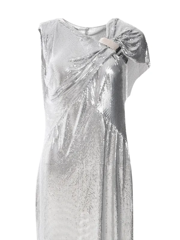 Rabanne Metallic Mesh Gown | Silver | FARFETCH Rabanne Metallic Mesh Gown | Silver | FARFETCH