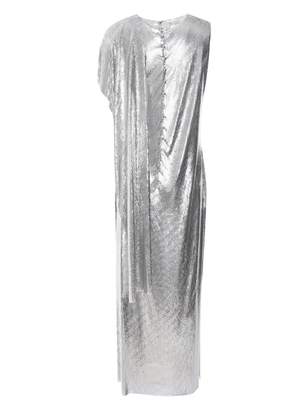 paco rabanne mesh dress Rabanne Chainmail Ombre Mesh Dress