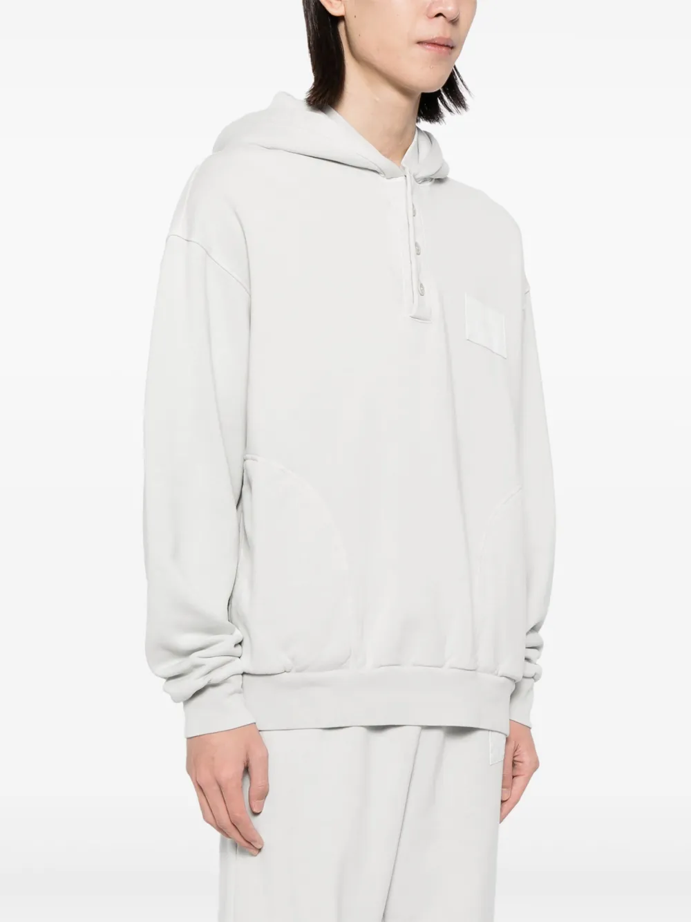 Moschino Hoodie met logopatch Grijs