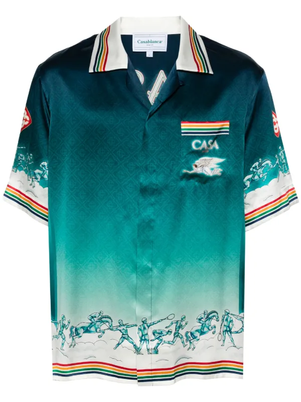 Casablanca La Deesse Du Stade シャツ | グリーン | FARFETCH JP