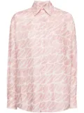 Marni Landscapes-print poplin shirt - Pink