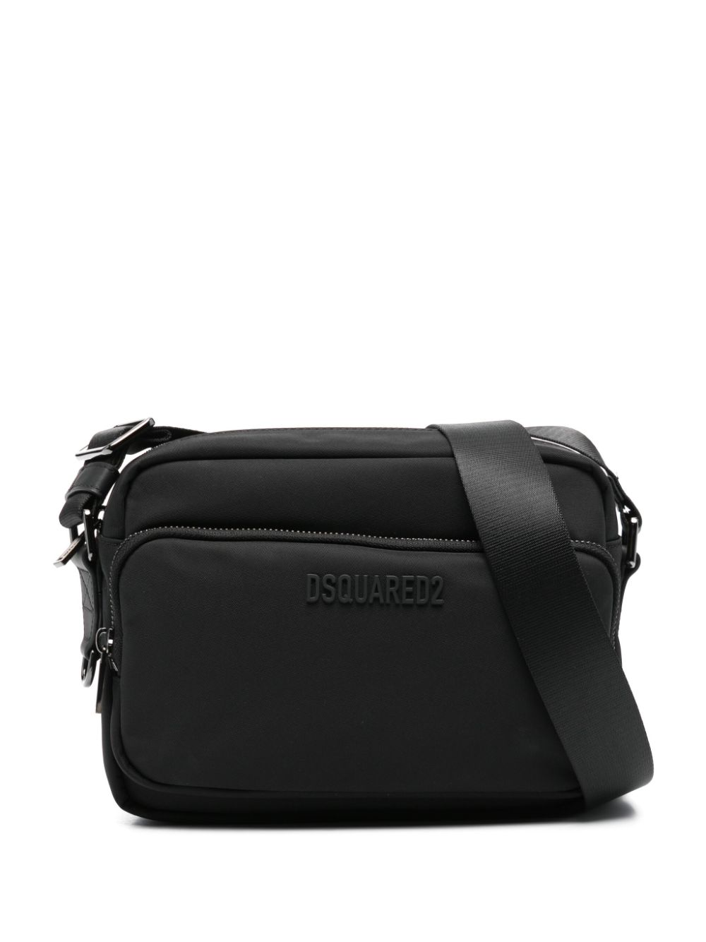 DSQUARED2 Borsa messenger con logo - Nero