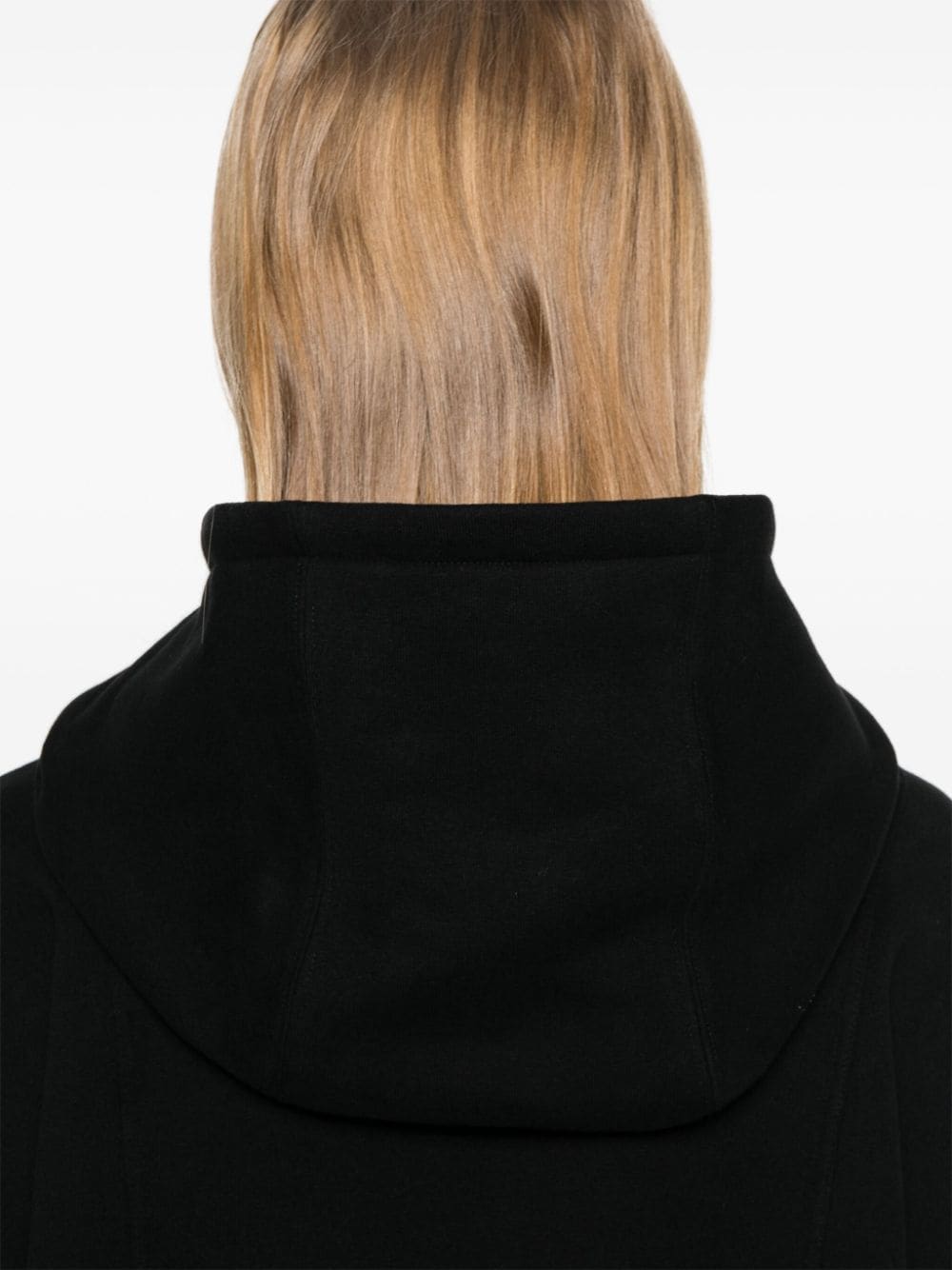 Shop Saint Laurent Half-zip Hoodie In Black