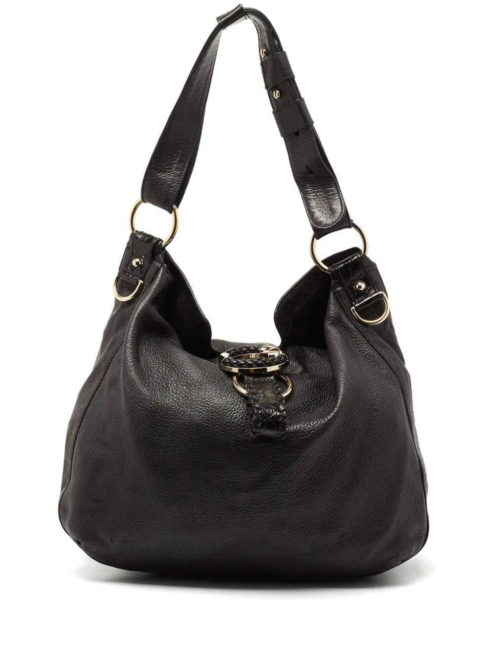 Gucci medium G Wave shoulder bag | Black | Image 1