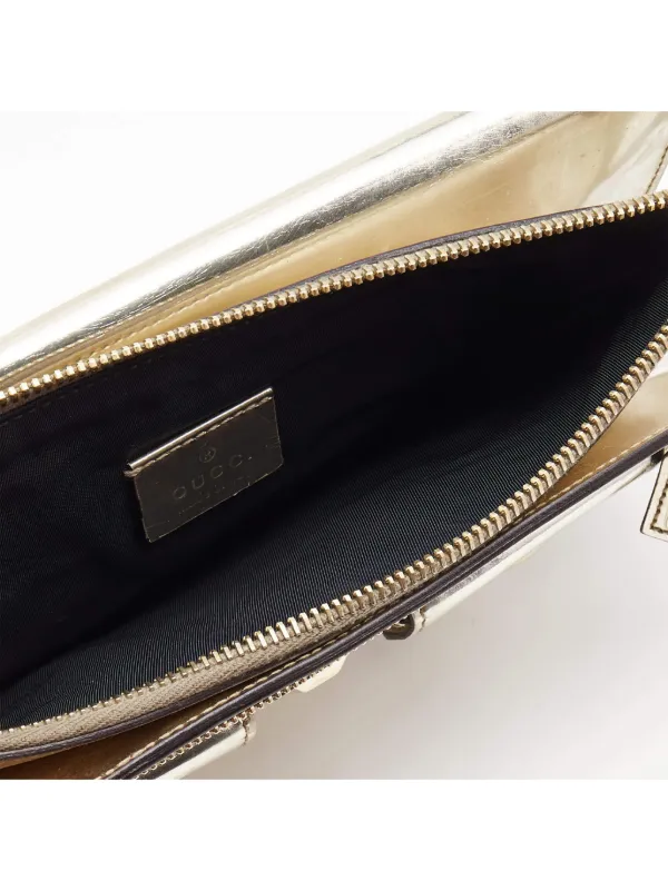 Gucci スタッズ クラッチバッグ | メタリック | FARFETCH JP