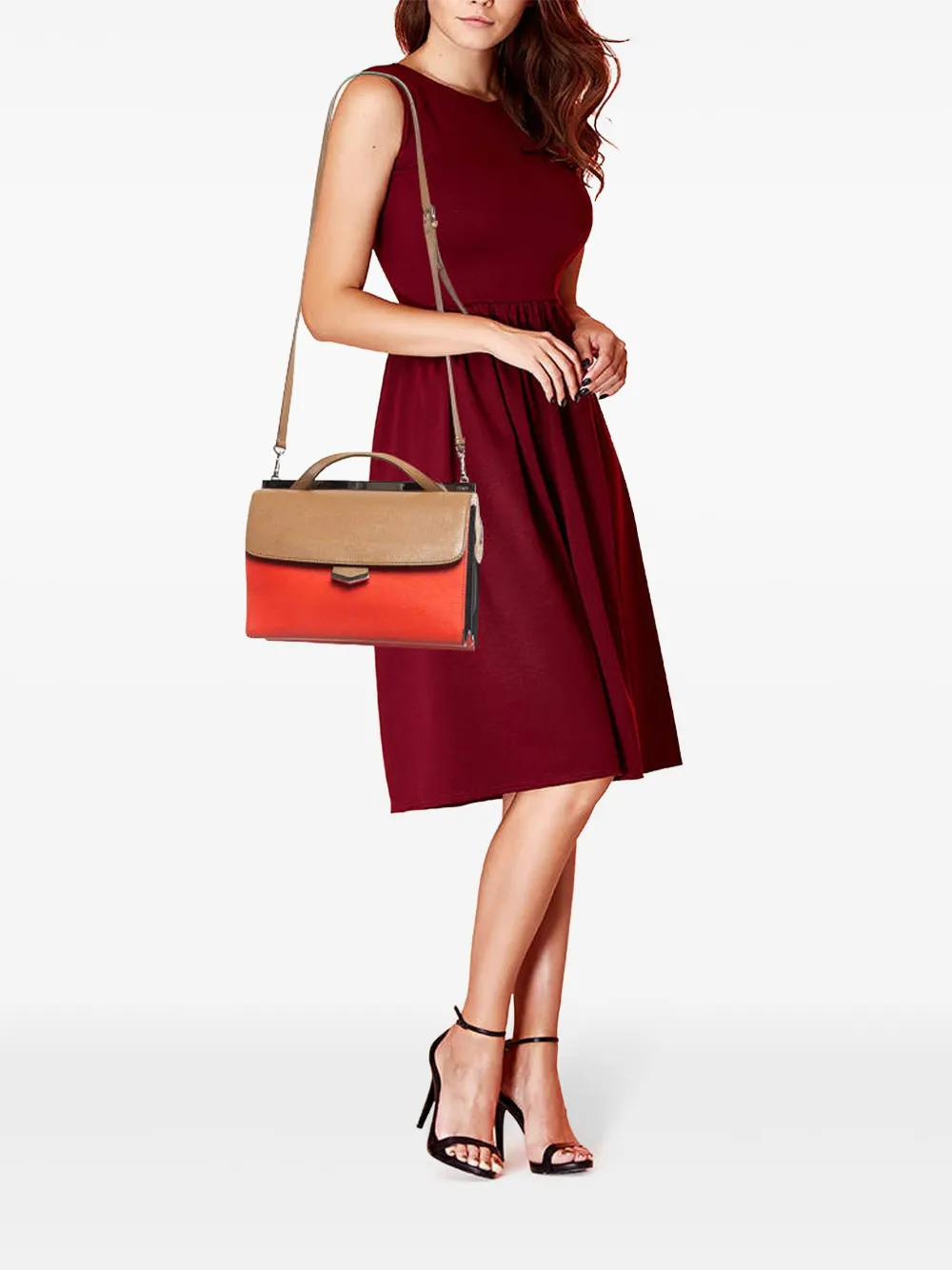 FENDI 2014 pre-owned Demi Jour kleine tas - Bruin