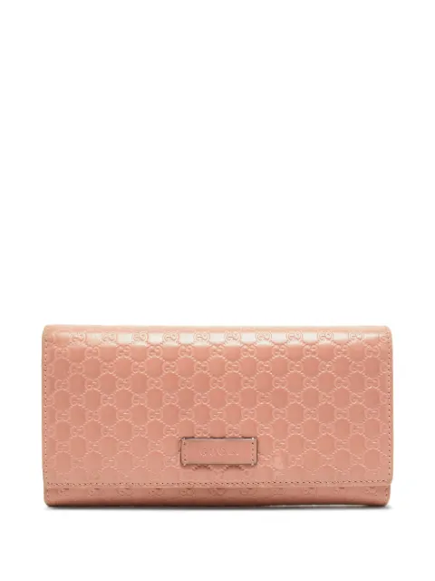 Gucci Pre-Owned Microgucissima leather wallet