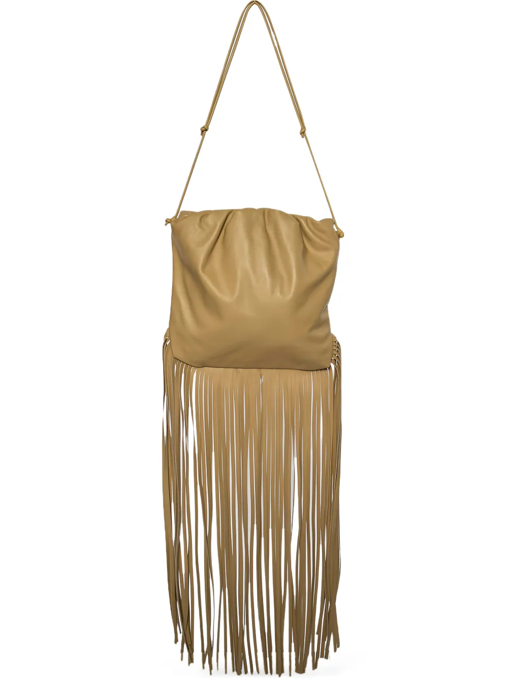 Bottega Veneta Pre-Owned Leather fringe shoulder bag - Toni neutri
