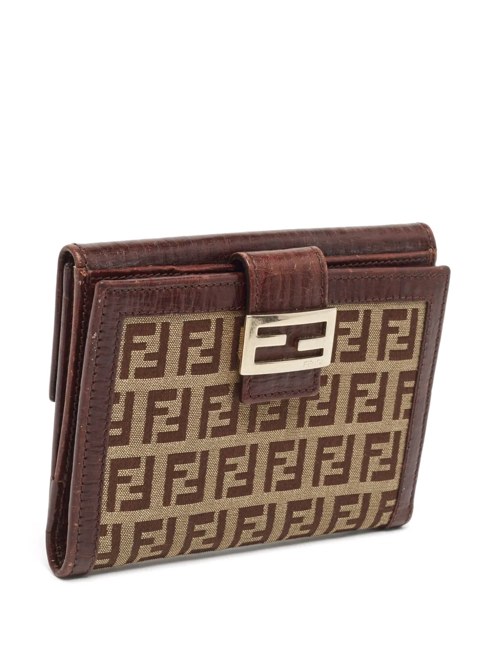 FENDI Zucchino Wallet Brown FARFETCH IE