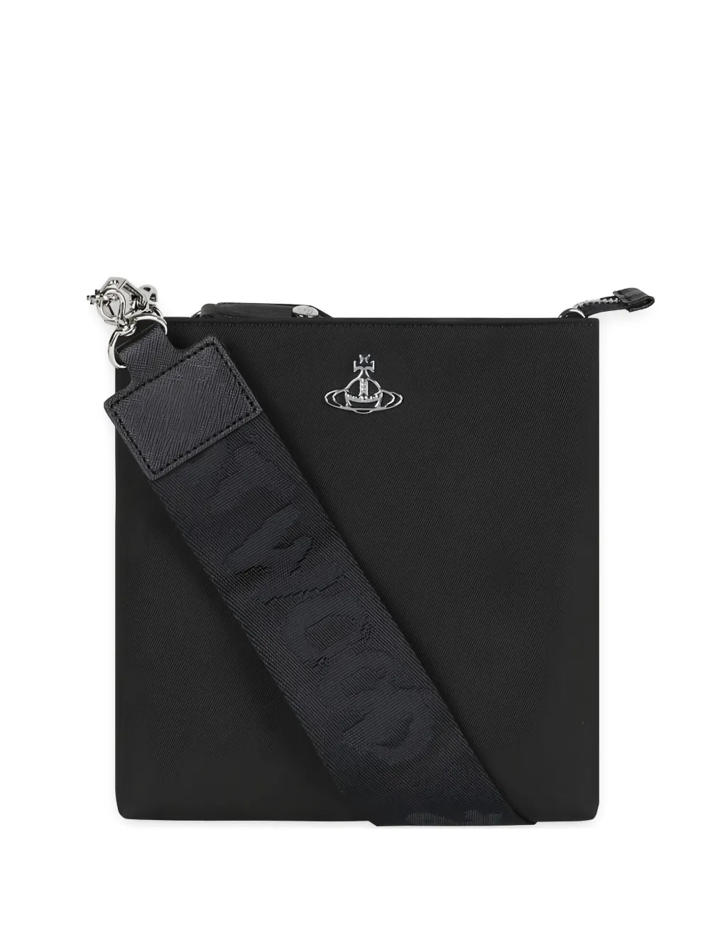 Vivienne Westwood Squire New Square axelremsväska | svart | Image 1
