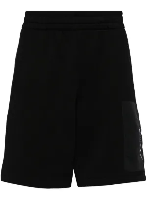 Valentino Garavani VLTN two-tone Track Shorts | Black | FARFETCH
