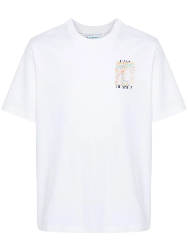 Casablanca Mushroom Goddess Tシャツ | ホワイト | FARFETCH JP 