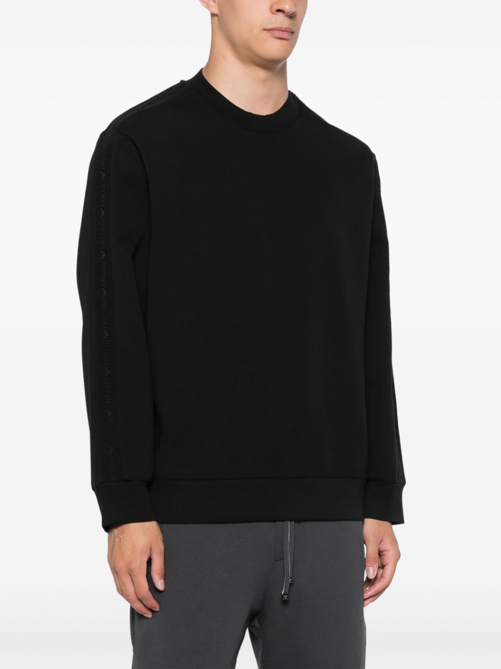 Emporio Armani logo-embossed sweatshirt Men