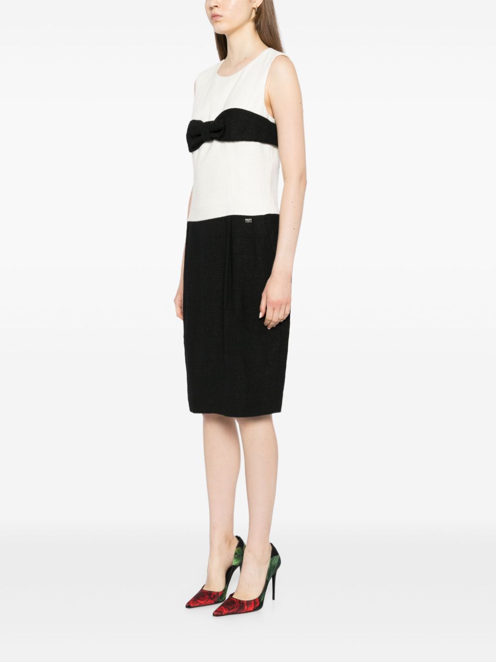 CHANEL 2009 colour-block dress Women