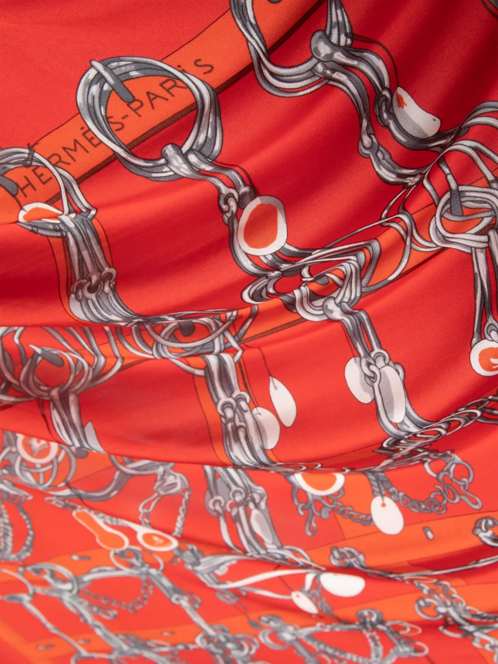 Cheap Hermes Mors et Filets silk scarf Women