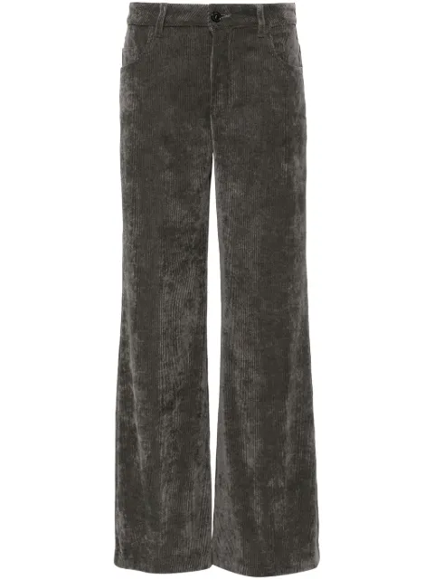ERMANNO FIRENZE  pantalones palazzo con parche del logo