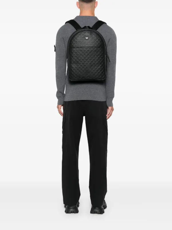 Emporio armani mens backpack best sale