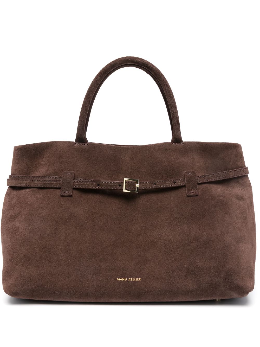 Manu Atelier Le Cambon 35 Tote Bag In Brown