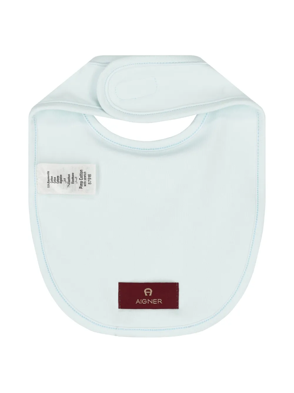 Aigner Kids Slabbetje met logoprint - Blauw