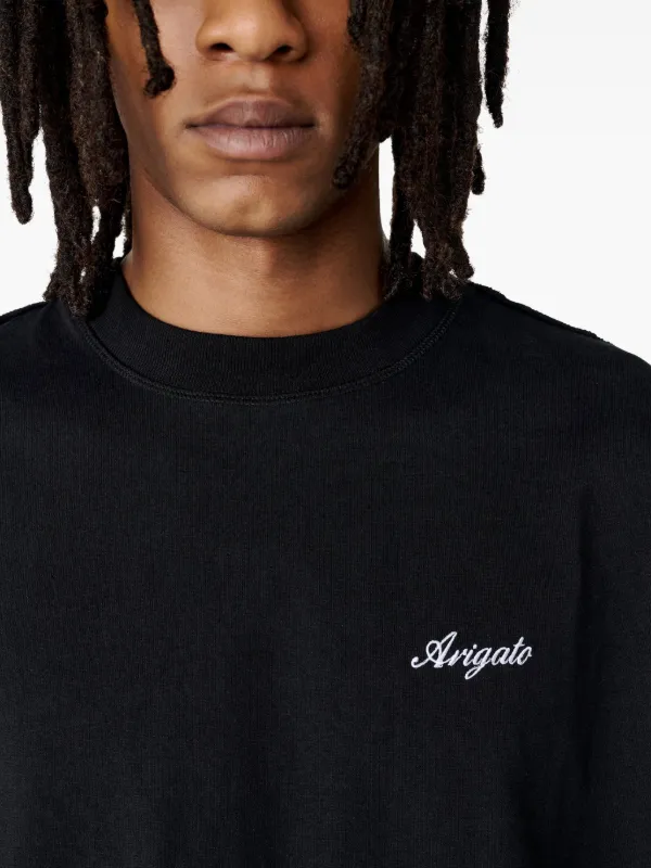 AXEL ARIGATO｜ (Honor T-Shirt (A1460005 BLACK)) Axel Arigato cotton t-shirt Honor T-Shirt men's black color