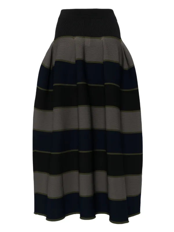 CFCL POTTERY SKIRT　SHADOW GRAY MULTI CFCL Pottery Skirt | Grey | FARFETCH