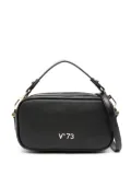 V°73 logo-lettering shoulder bag - Black