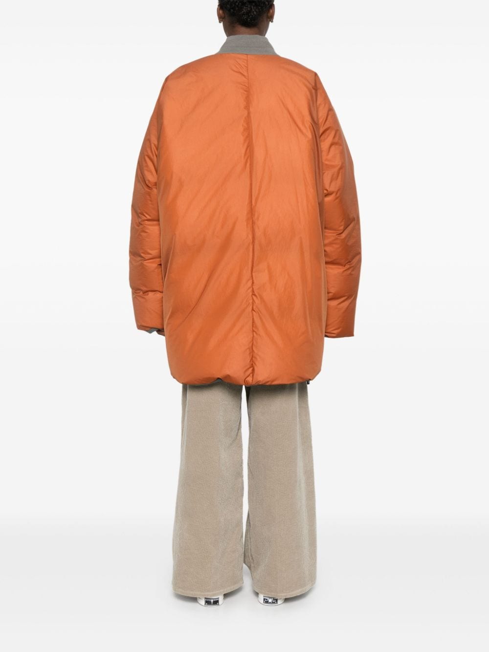 Shop Sofie D'hoore Olympus Padded Coat In Orange