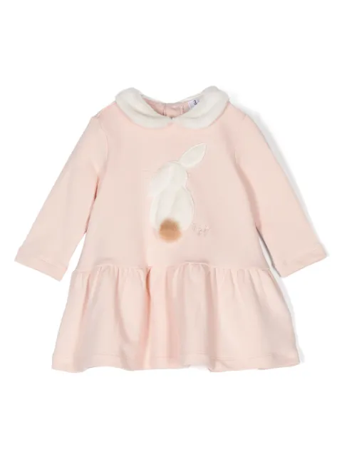 Il Gufo logo-embroidered  dress