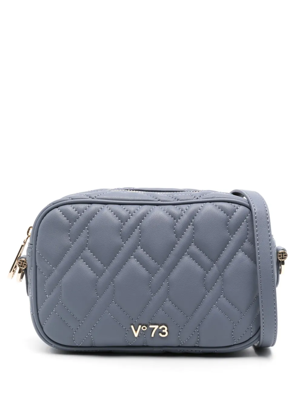 V73 Logo-lettering Shoulder Bag In Blue