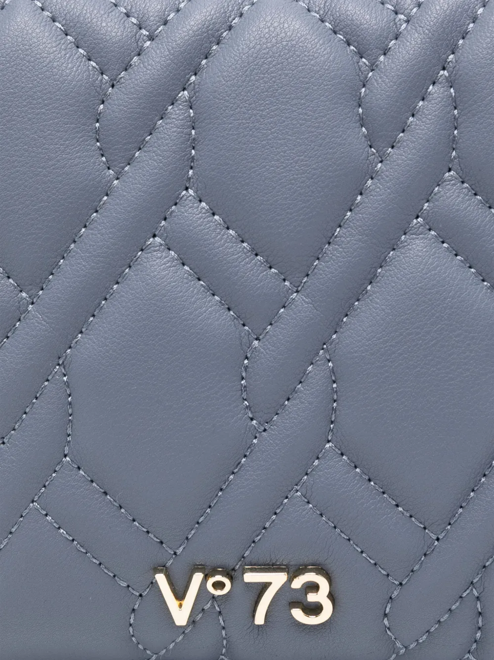 V73 Logo-lettering Shoulder Bag In Blue