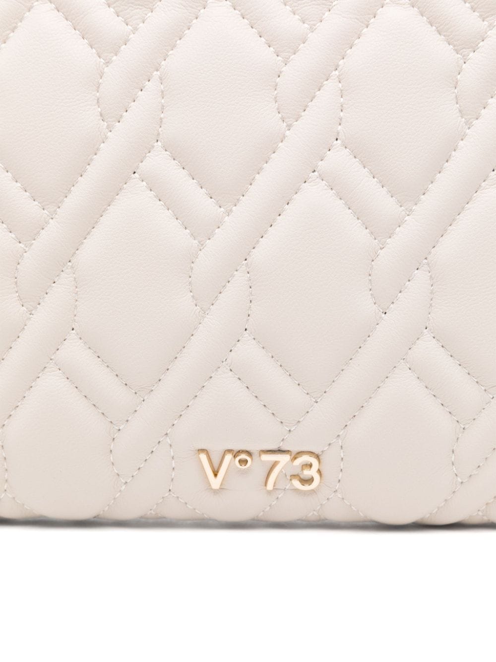 Shop V73 Logo-lettering Cross Body Bag In White