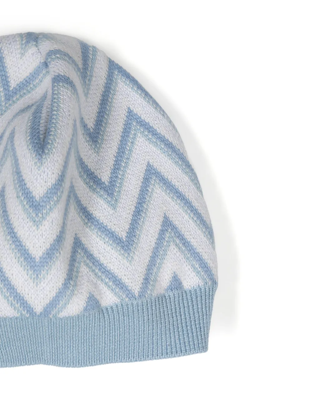 Shop Missoni Chevron-knit Babygrow (set Of Two) In Blue