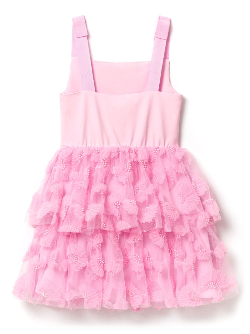 Self-Portrait Kids sequin-embellished tulle dress - Roze