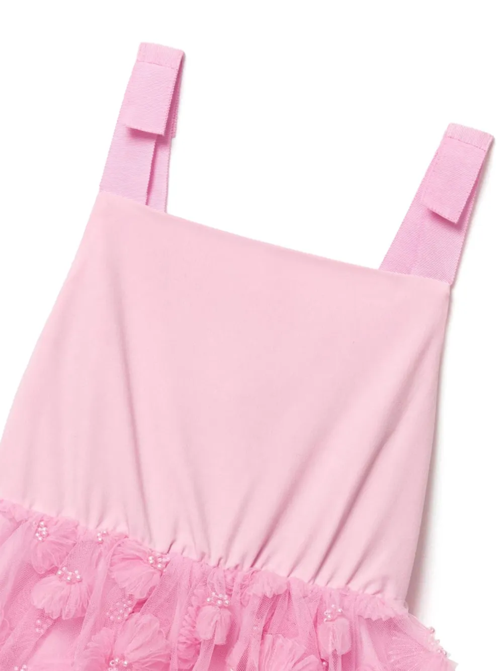 Self-Portrait Kids Tulen jurk met pailletten Roze