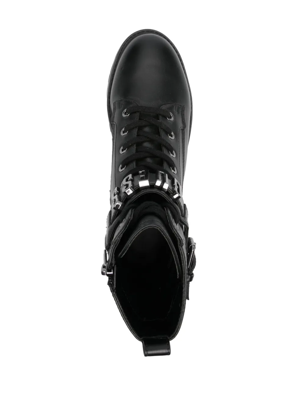 GUESS USA 50mm logo-lettering boots Black