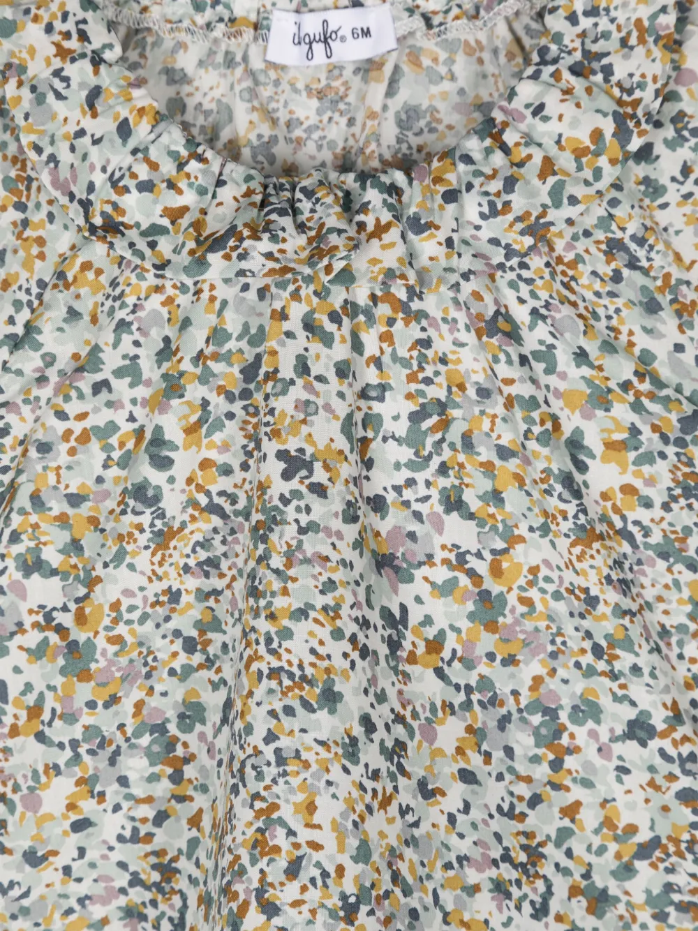 Il Gufo Shirt met abstracte print Veelkleurig