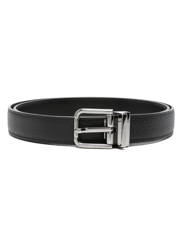 【DOLCE & GABBANA】エンボスレザーベルト Dolce & Gabbana ロゴエンボス ベルト | ブラック | FARFETCH JP